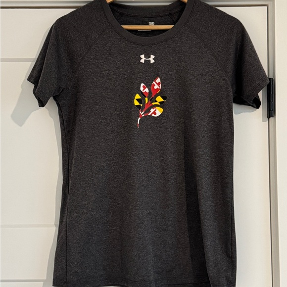 Under Armour Tops - Under Armour Maryland Flag Terrapins Graphic Tee Heather Grey Medium